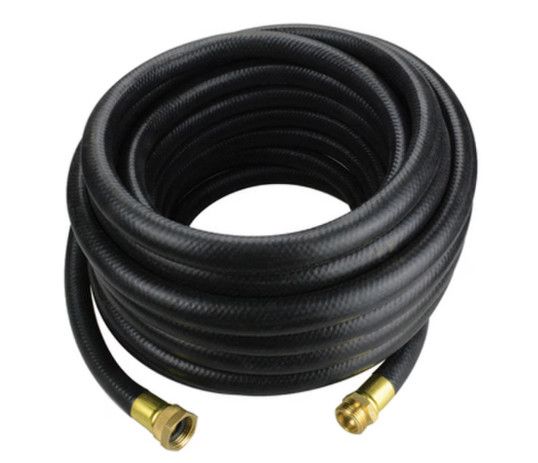 Industrial Heavy Duty Hose Black Rubber 5/8" x 25ft