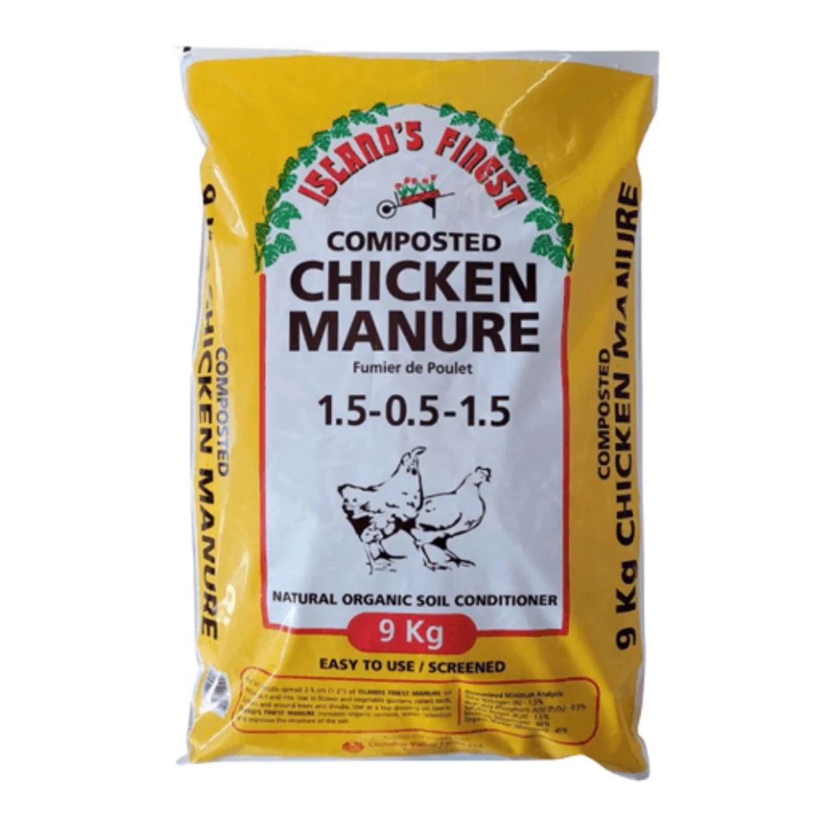 Island's Finest Chicken Manure 9KG