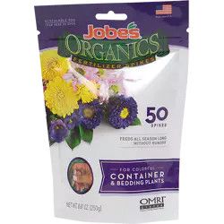 Jobe's Container &amp; Bedding Plant Organic Spikes 3-5-6 50PK