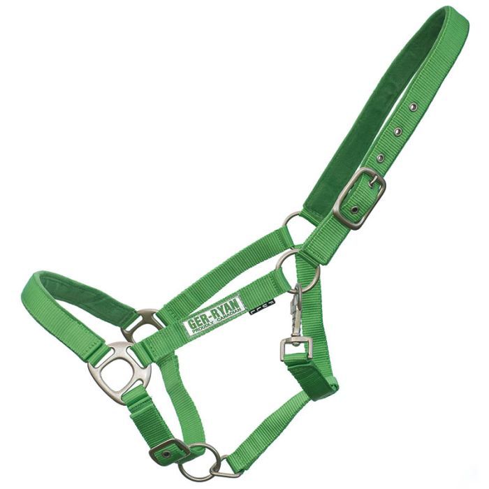 Padded Nylon Halter Lime Full