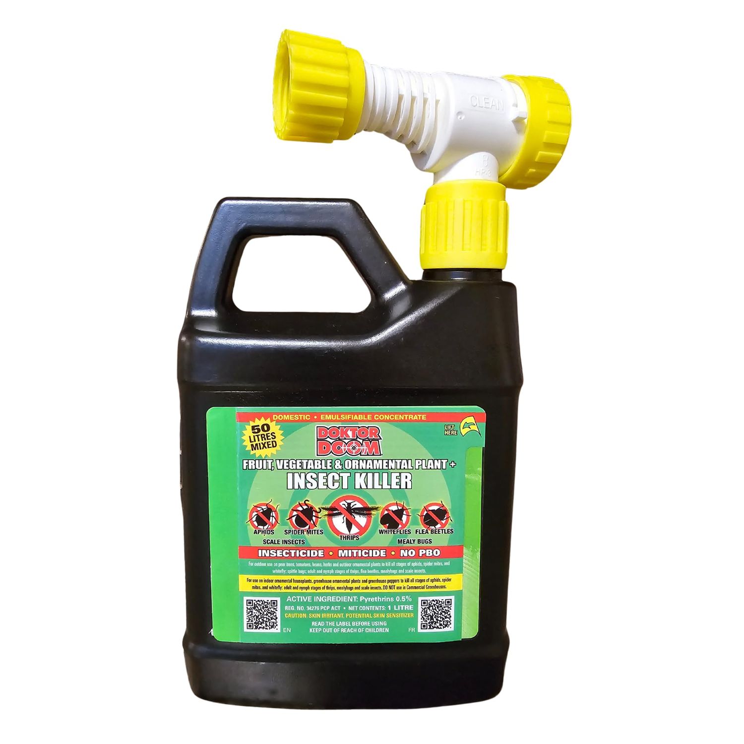 Doktor Doom Fruit, Vegetable &amp; Ornamental Plant + Insect Killer 1L