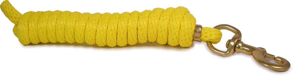 Poly Lead Rope 9' Yellow