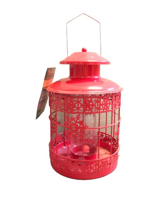 Pinebush Red Snowflake Squirrel Resistant Feeder