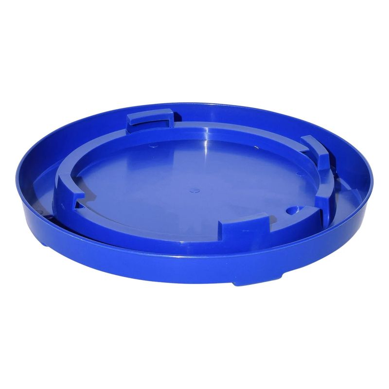Tuff Stuff Enclosed Poultry Drinker Gallon Base (Blue)