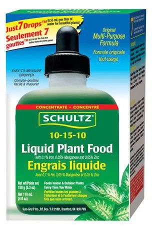 Schultz Liquid Plant Food 10-15-10 150GM