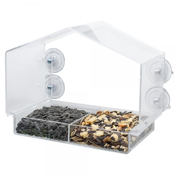 Window Bird Feeder Dual