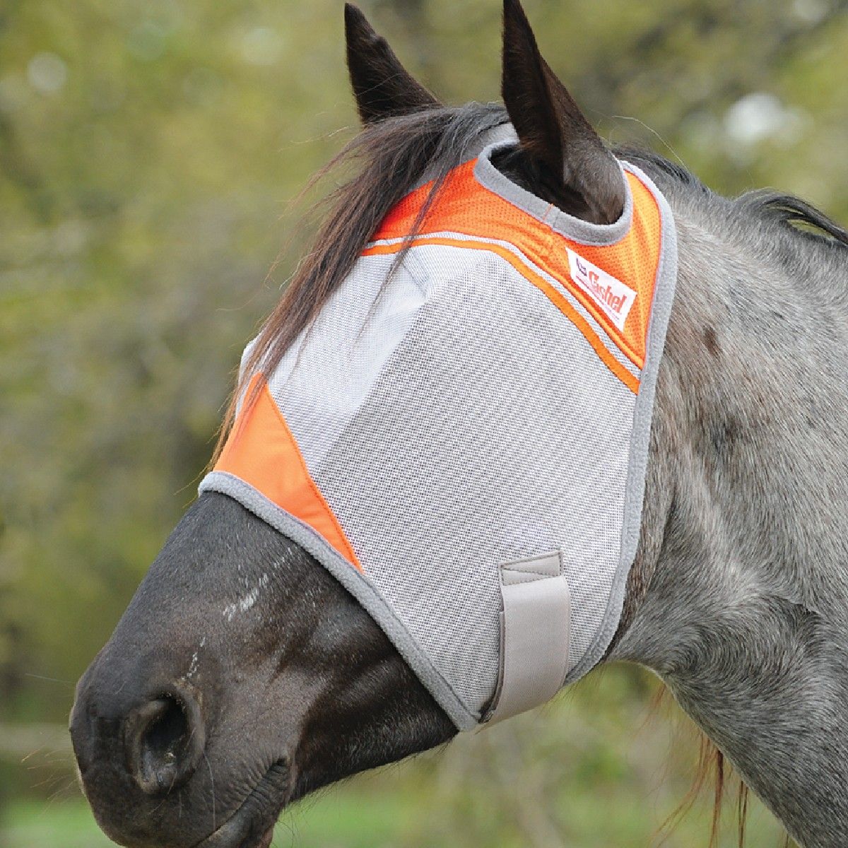 Cashel Fly Mask - Standard Horse Orange
