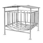 Round Bale Feeder with Roof