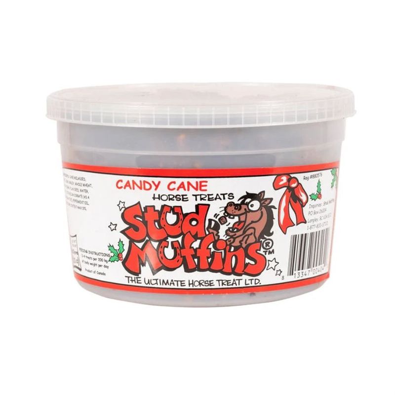 Stud Muffins Candy Cane 20 OZ Tub