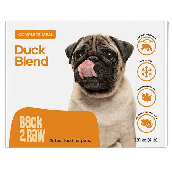 Back2Raw Frozen - Complete Duck Blend {DOG] 4LB
