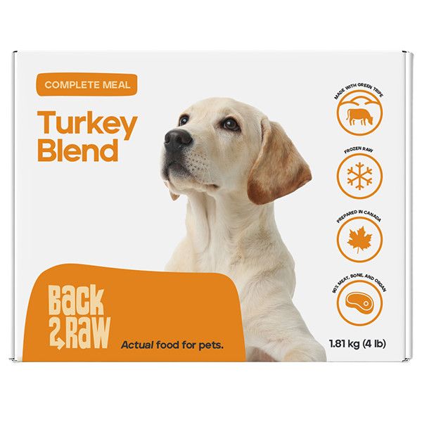 Back2Raw Frozen - Complete Turkey Blend {DOG] 4LB