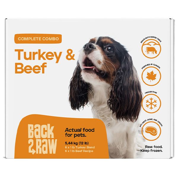 Back2Raw Frozen - Complete Combo Turkey Blend/Beef [DOG] 12LB