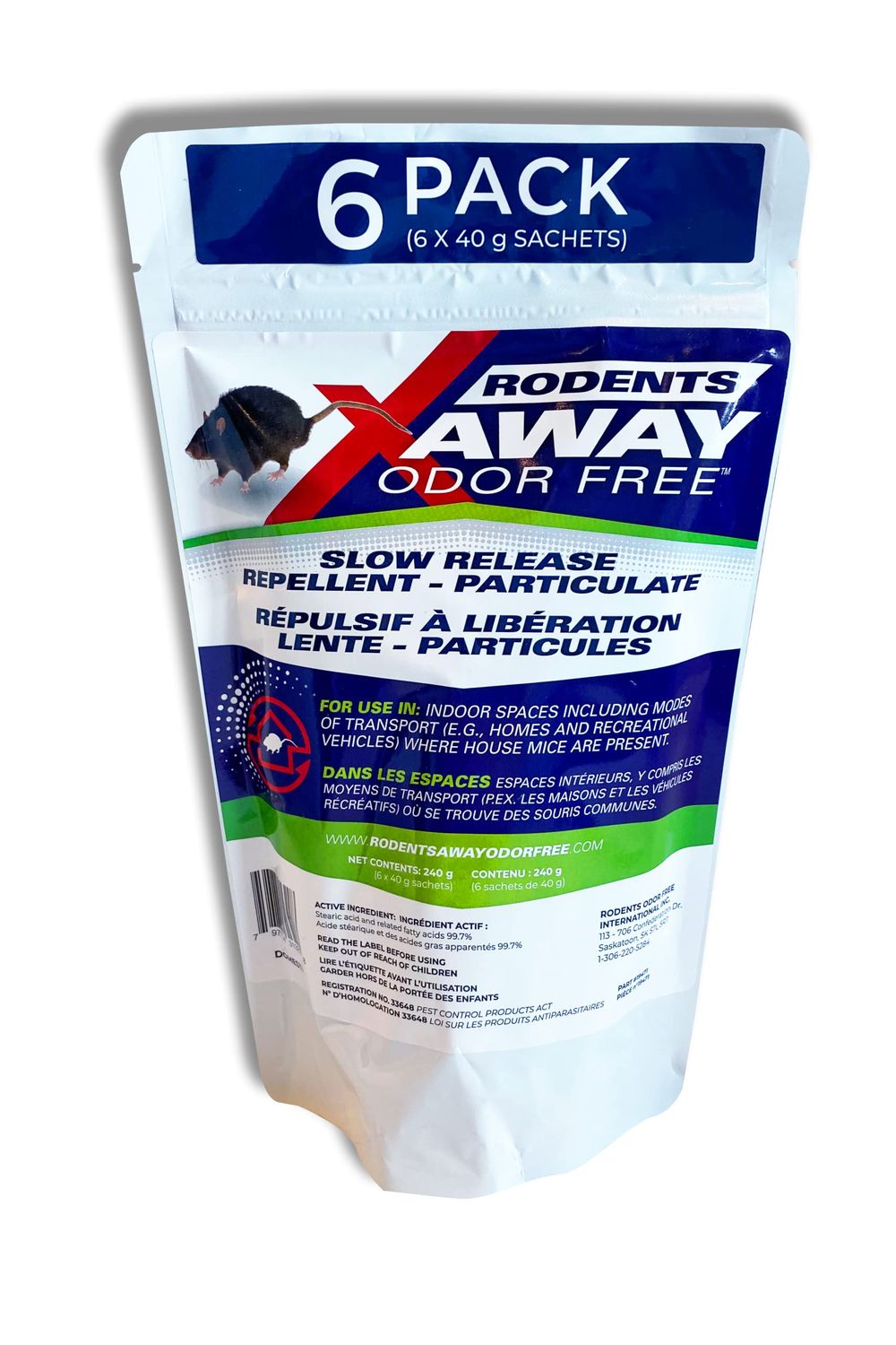 Rodents Away Odor Free 6PK