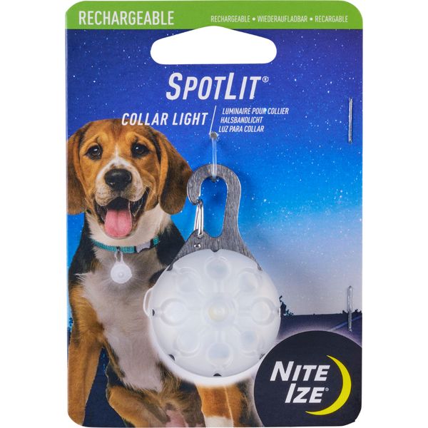 SpotLit Rechargeable Collar Light White