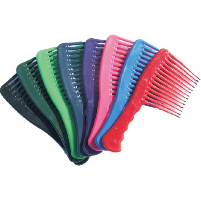 Large Tooth Mane &amp; Tail Comb Black