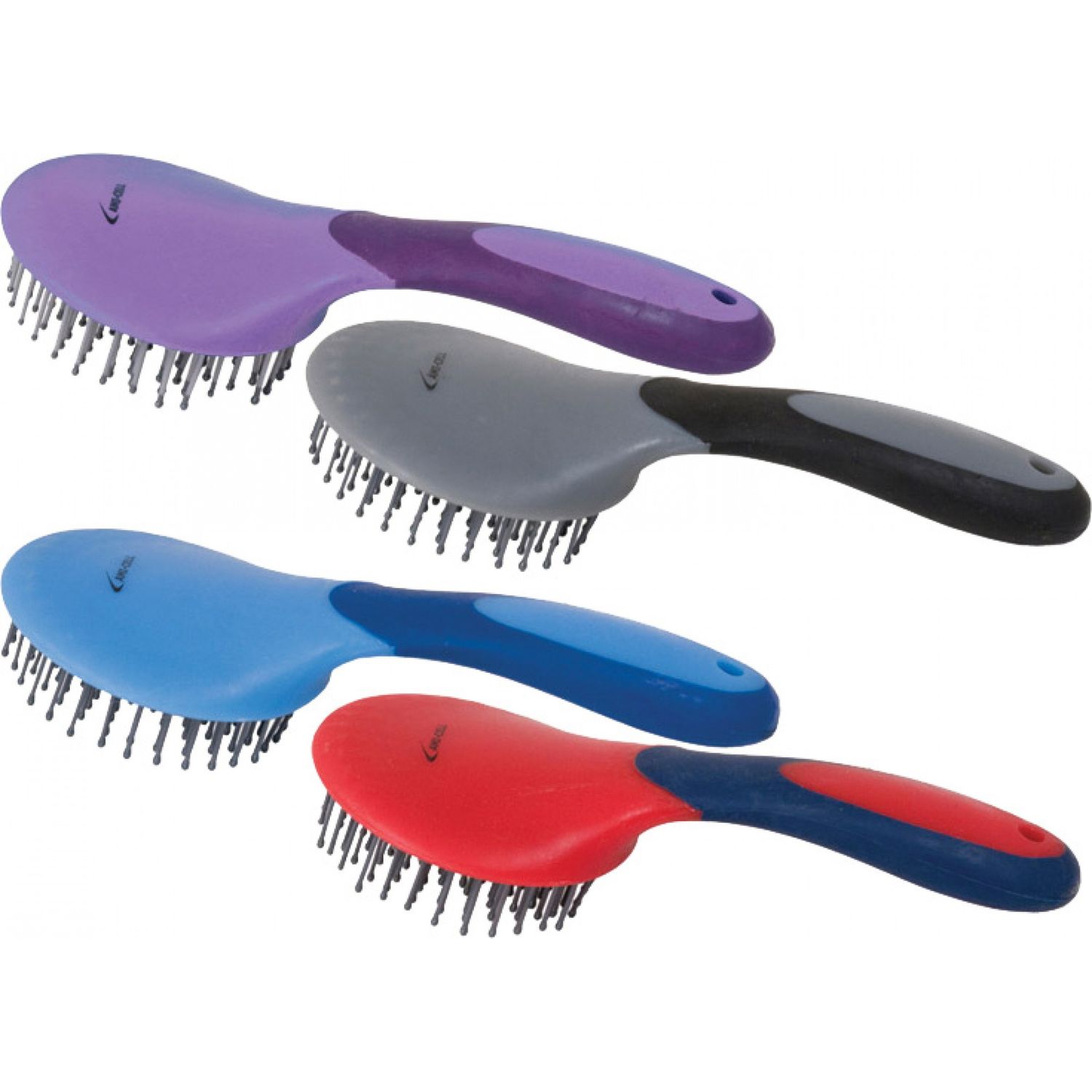 Two Toned Mane &amp; Tail Brush Navy/Red