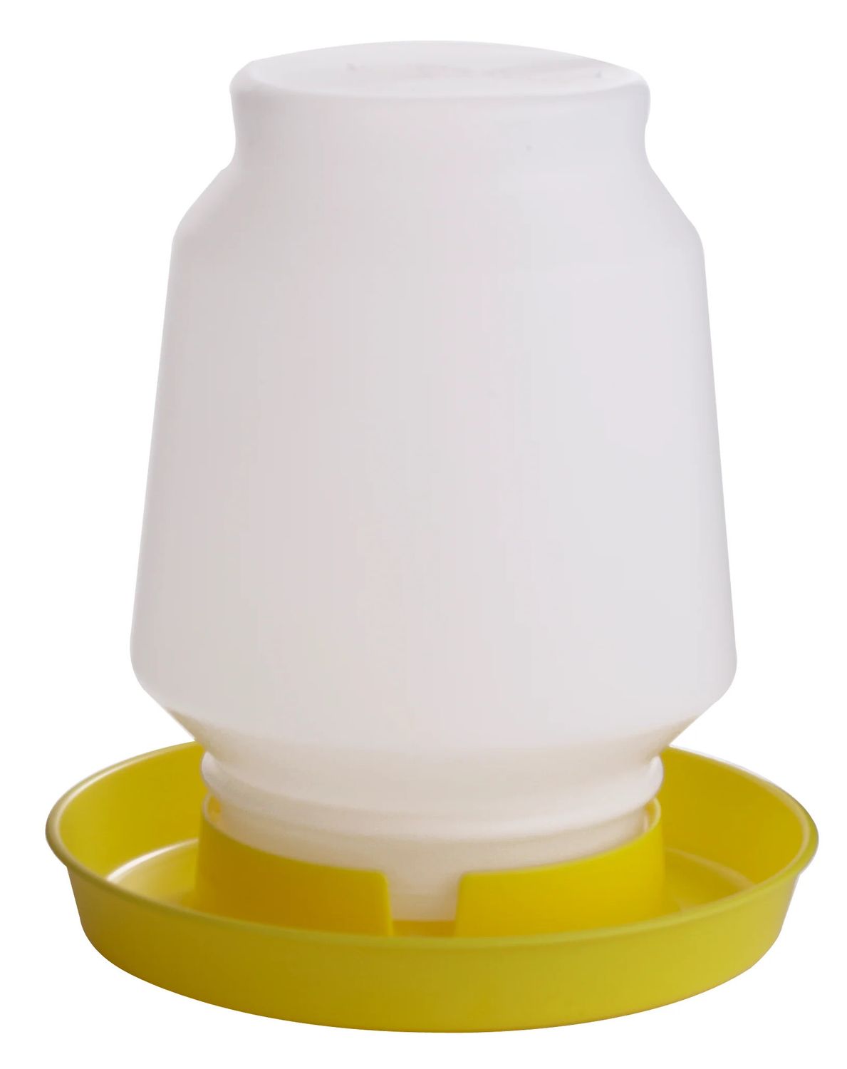 Complete Plastic Poultry Fount Yellow 1 GAL