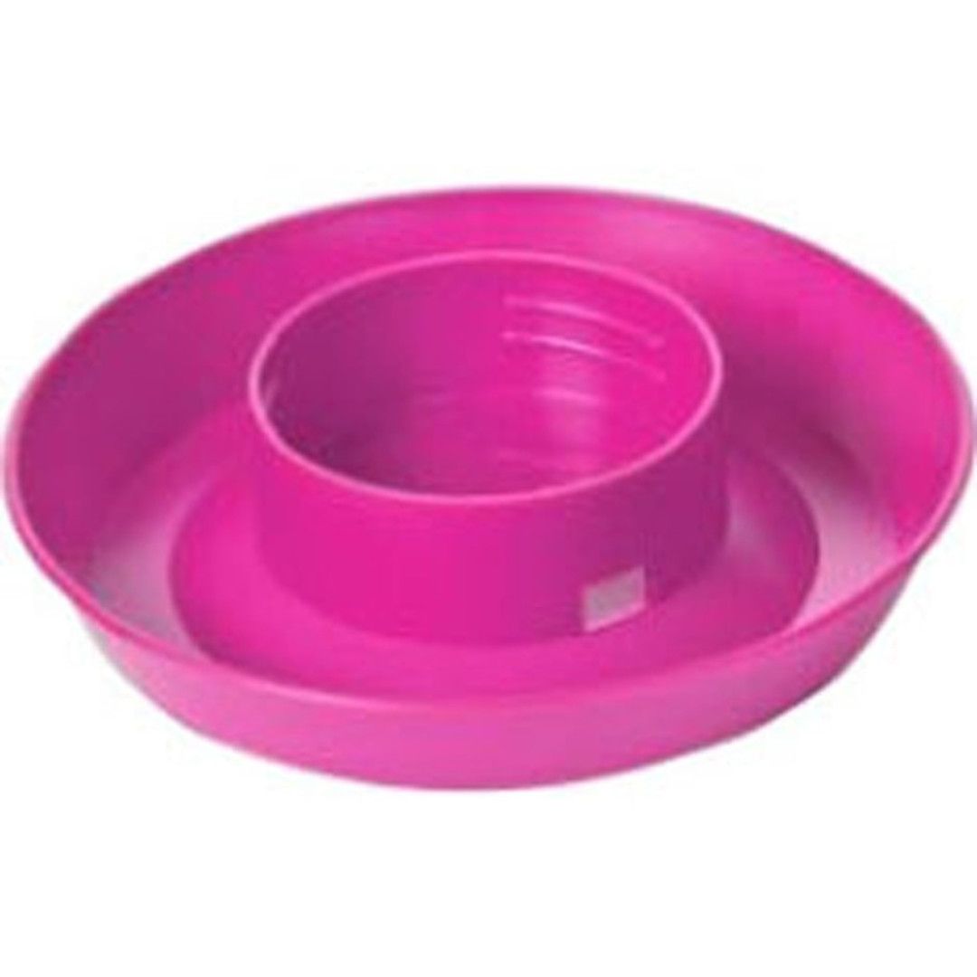 Plastic Poultry Water Base Pink 1 QT