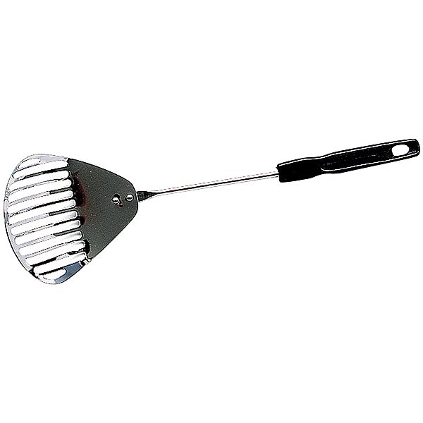 Chrome Litter Scoop with Plastic Handle