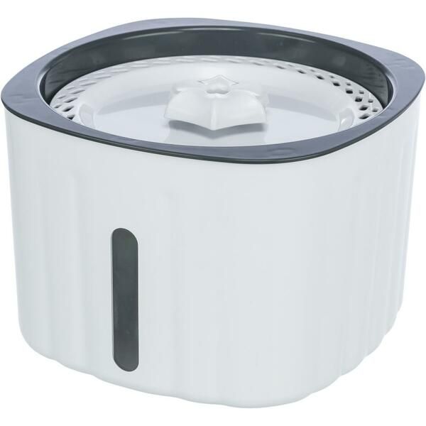 Drinking Fountain Flower White/Grey 2L