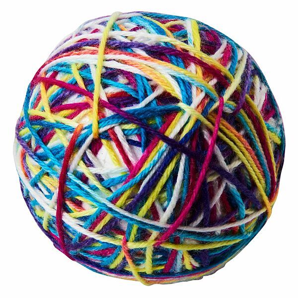 Sew Much Fun Yarn Ball 3.5" | Cat