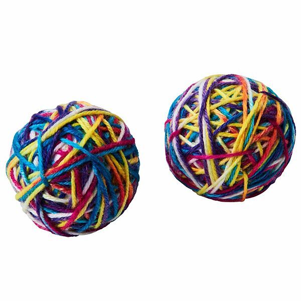 Sew Much Fun Yarn Ball 2.5" 2pk | Cat