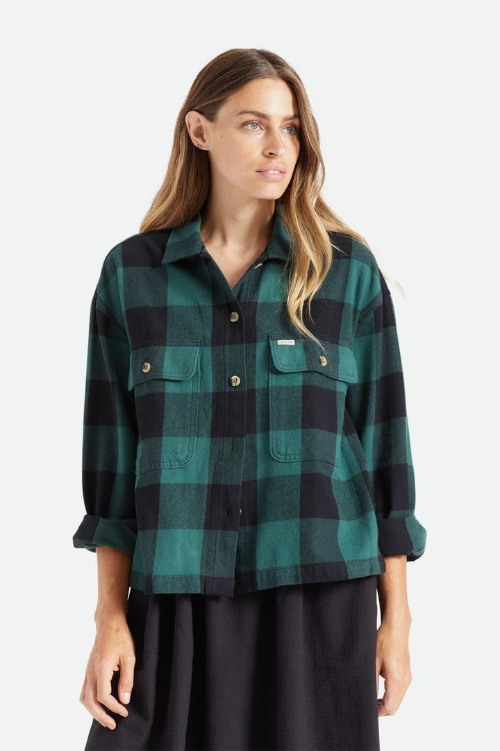 WMNS BOWERY L/S FLANNEL W22