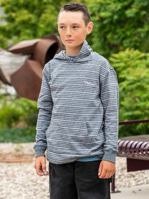 STATIC STONE HOOD LS KIDS W23