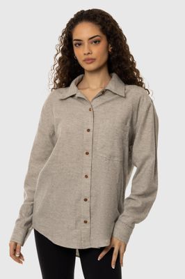 THE COZY BUTTON UP F23