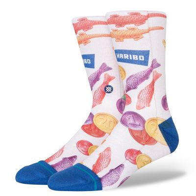 HARIBO X STANCE GUMMIEBEAR CREW SOCKS H23