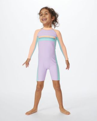CRYSTAL COVE L/S SURFSUIT GIRLS SM24