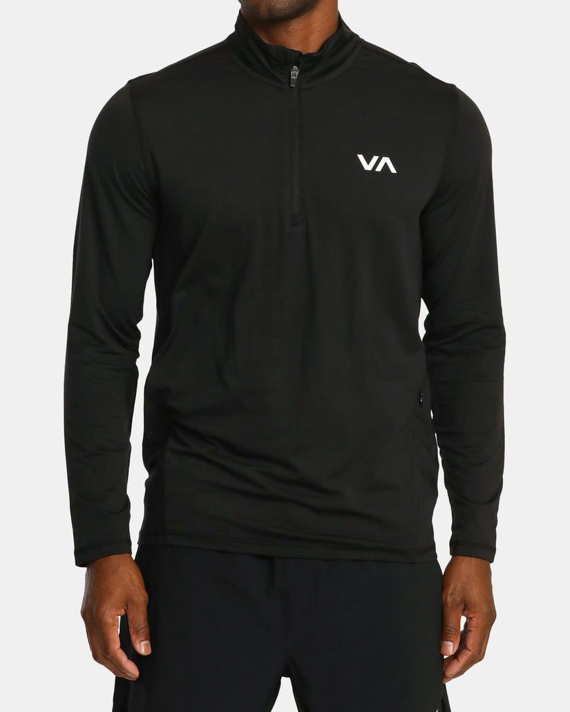 SPORT VENT LS HALF ZIP SM24
