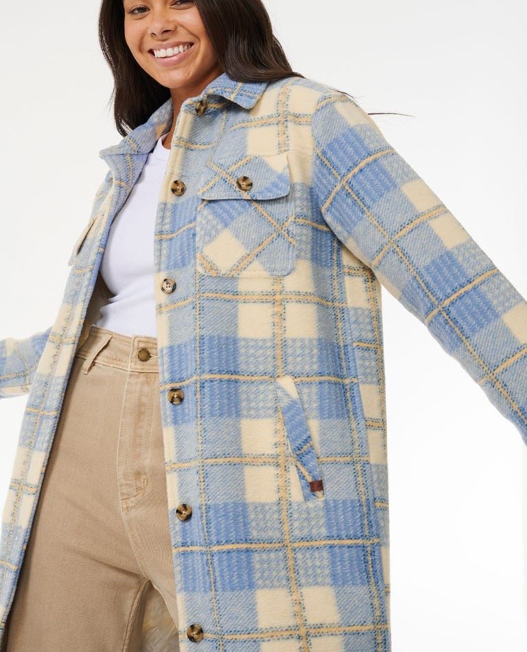 LONG LINE CHECK JACKET H23