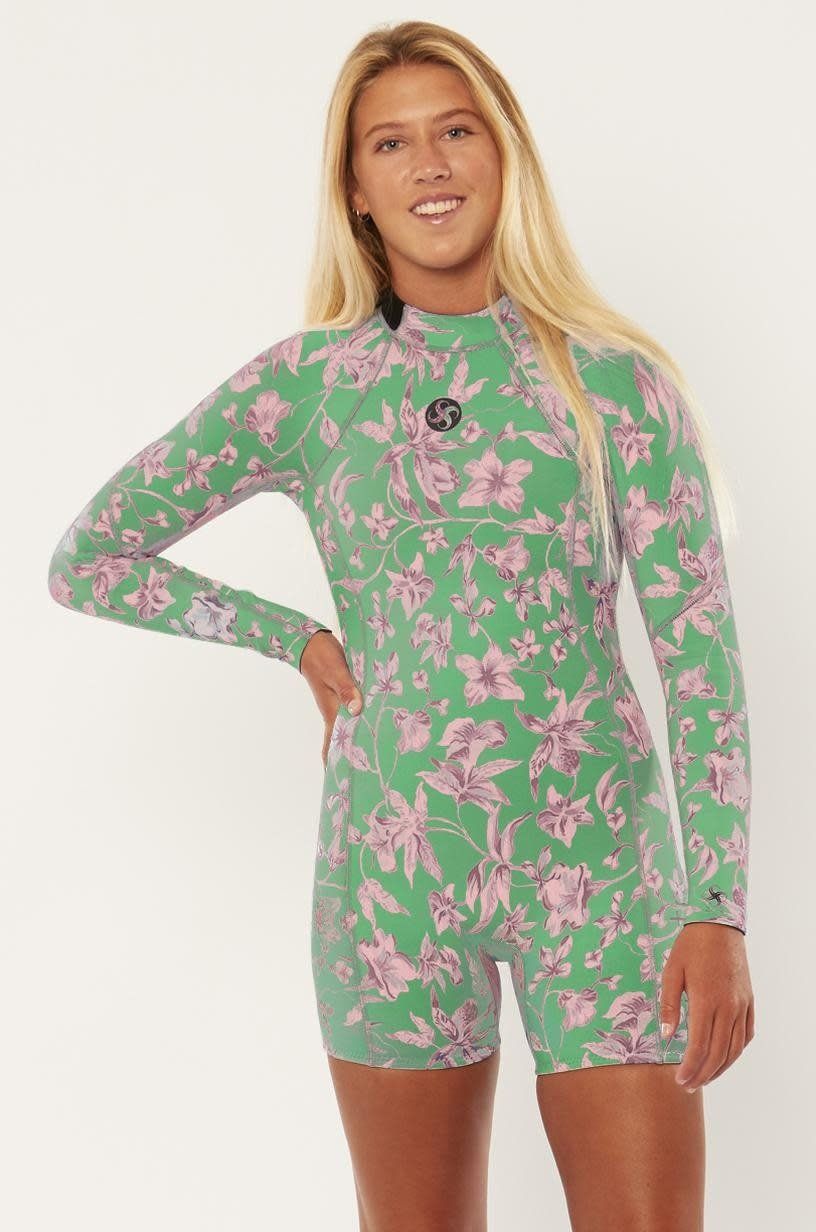 7 SEAS 2/2 LS SPRING SUIT WMNS, Color: CGN, Size: 4