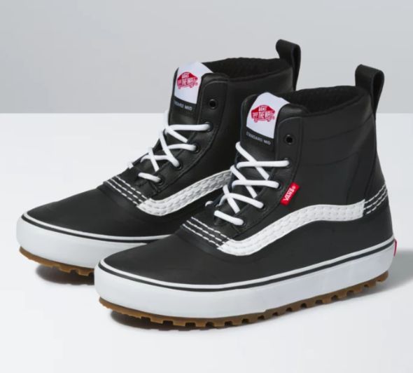 STANDARD MID MTE SNOW, Color: BLK/WHT, Size: 6.5 W
