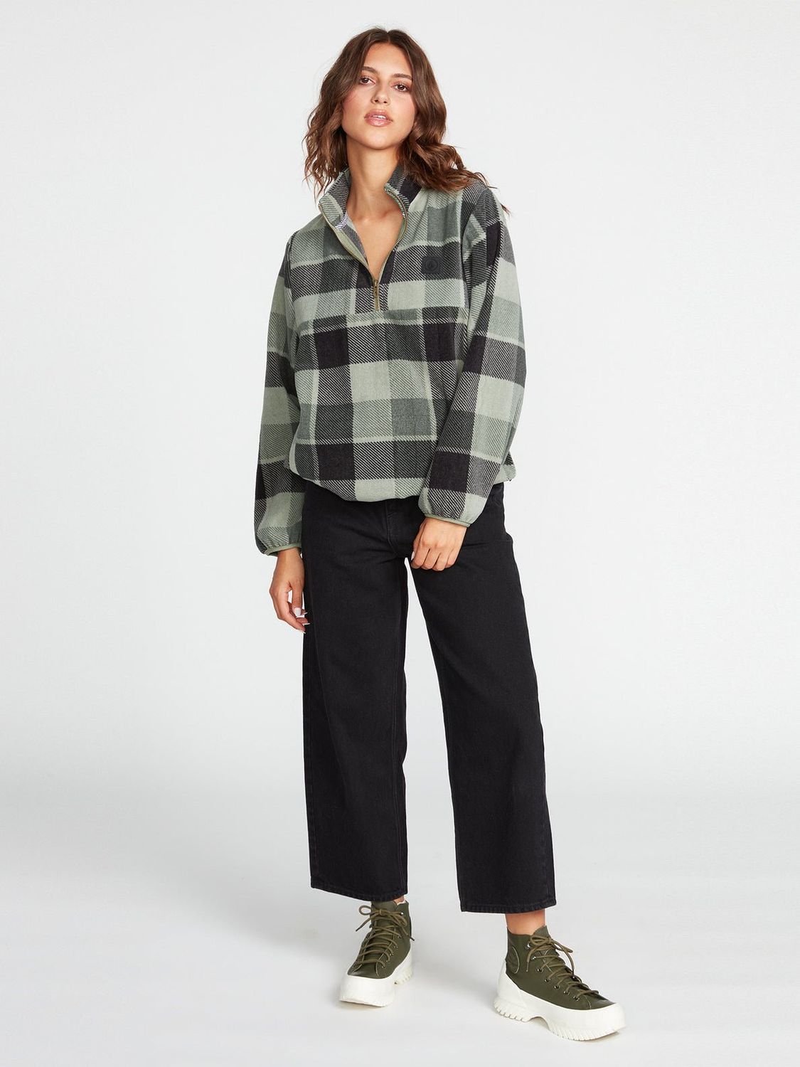 PHEELIN IT MOCK NECK F22, Color: DPN, Size: S