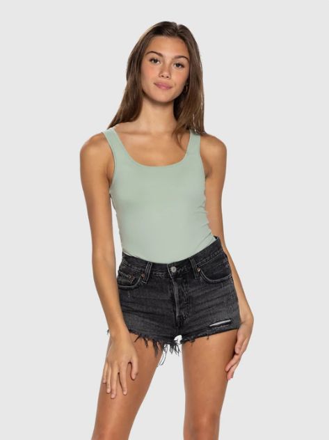 TANK BODYSUIT S22, Color: MINT, Size: S