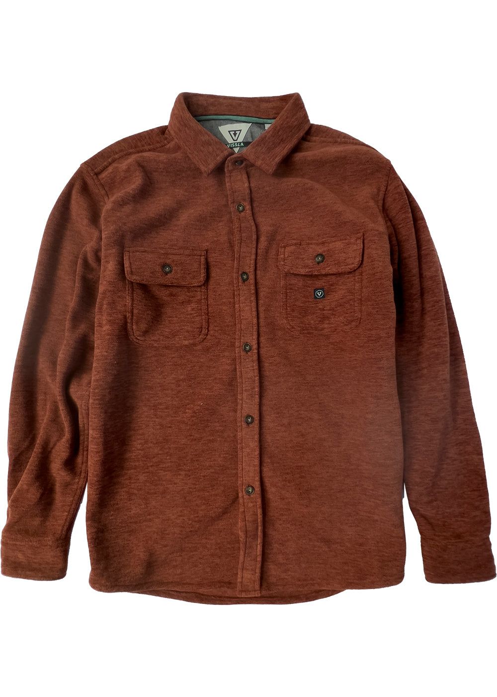 ECO  ZIP LS POLAR FLANNEL, Color: BKH, Size: M