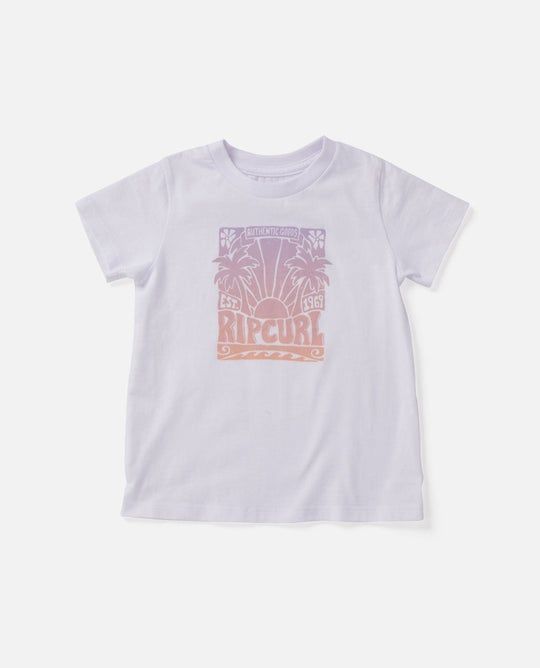 LOW TIDE STANDARD TEE F22, Color: OPTICAL WHITE, Size: 1-2