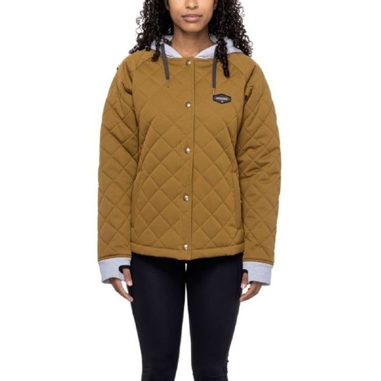 WMNS LAUREL INSULATED JACKET W22, Color: BREEN, Size: S