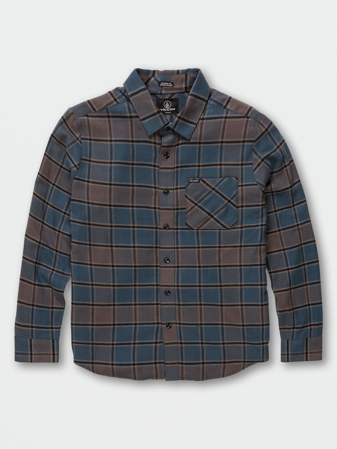 LITTLE KIDS CADEN PLAID LS F22, Color: MRB, Size: 2T