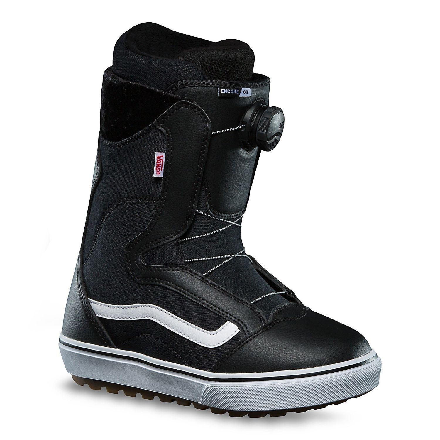 ENCORE OG BOOT W22, Color: BLACK/WHITE, Size: 6