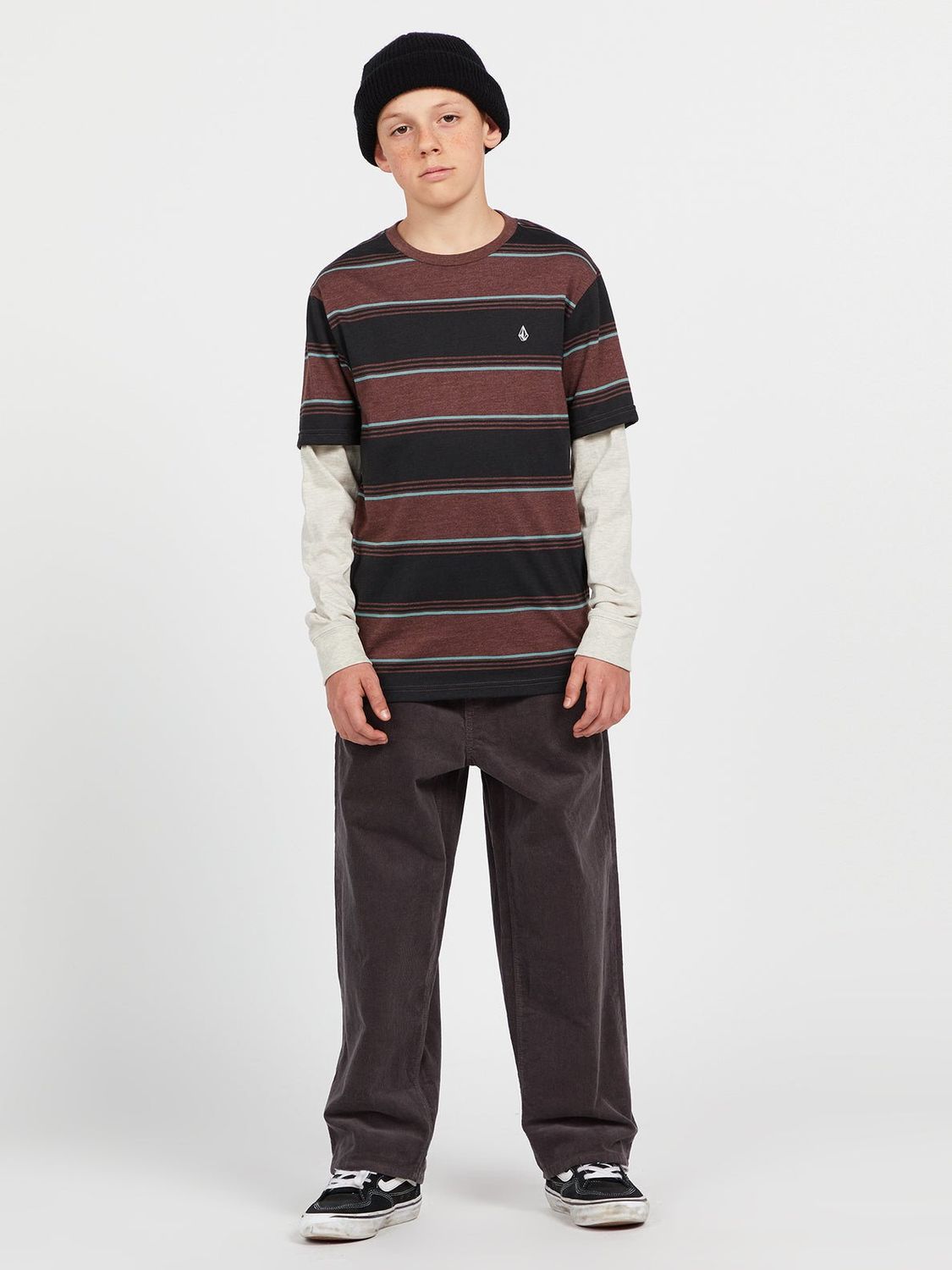 BANDSTONE TWOFER LS, Color: MAH, Size: S