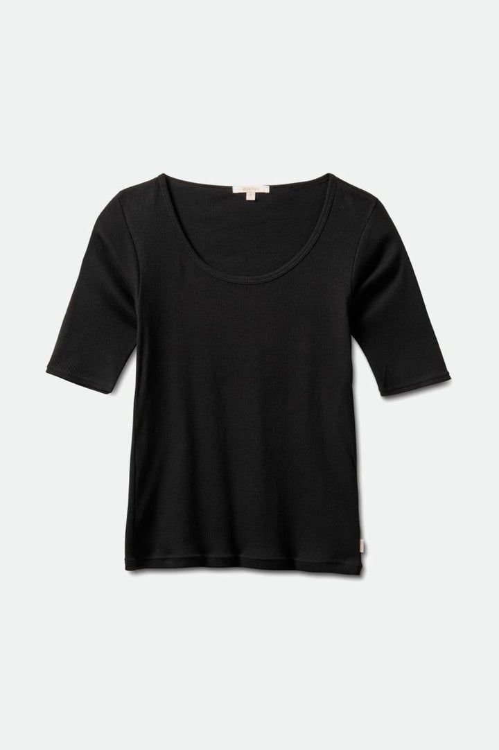 TENNESSEE SCOOP NECK, Color: BLACK, Size: S