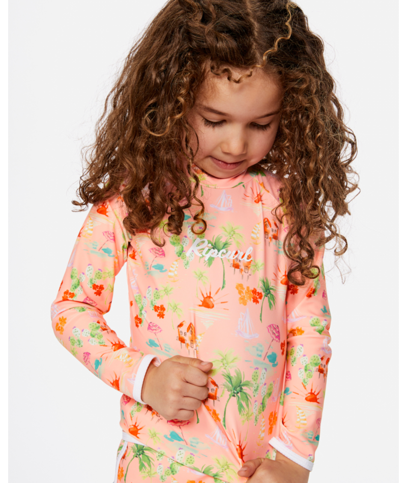 VACATION CLUB LS RASHVEST S23, Color: SHELL CORAL, Size: 5-6