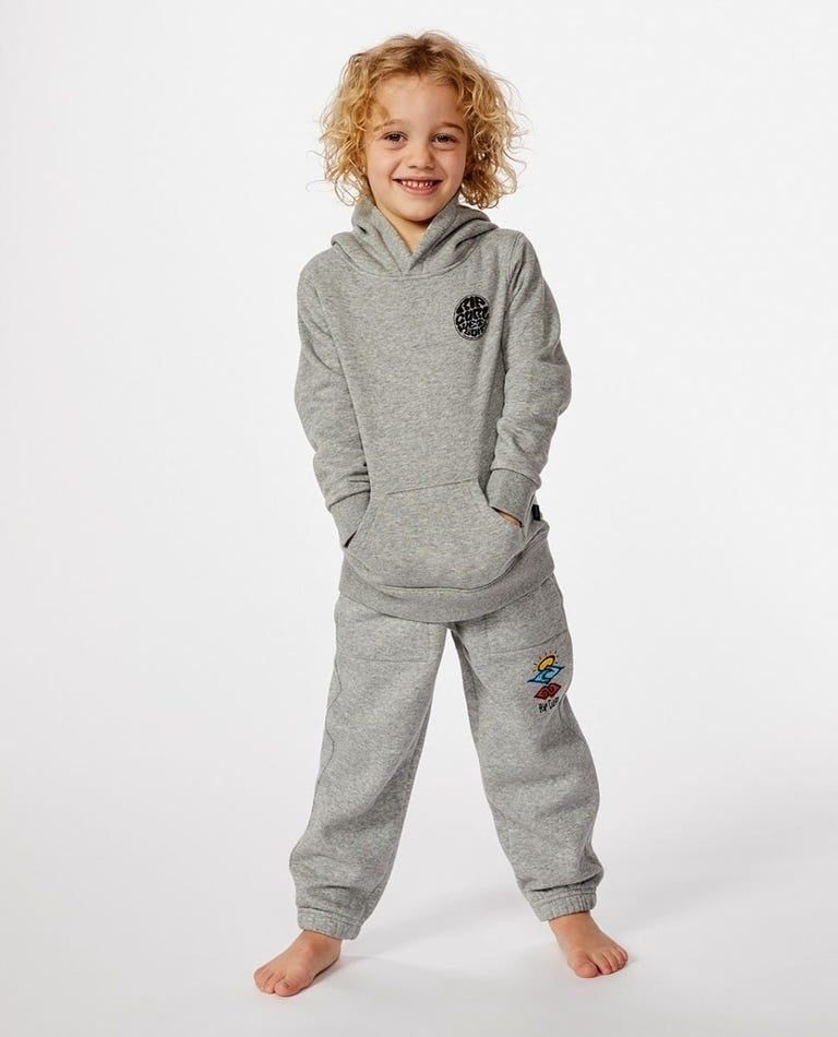 BOYS ICONS OF SHRED TRACKPANT W22, Color: GREY MARLE, Size: 1-2