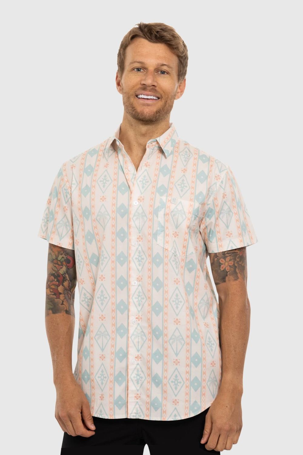 AZTEC BUTTON UP S23, Size: M