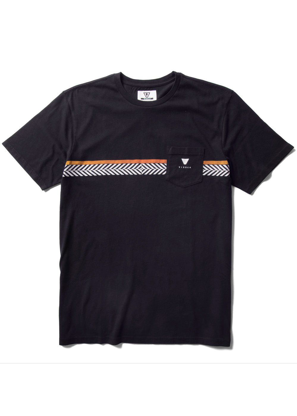 WOODSIDE SS PKT TEE S23, Color: BLK, Size: M