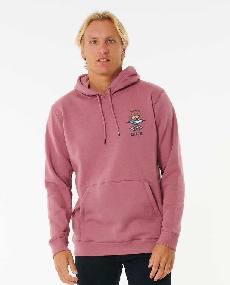 SEARCH ICON HOOD W23, Color: MAUVE, Size: M