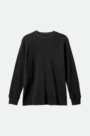 RESERVE THERMAL L/S HENLEY F23, Color: BLACK, Size: M